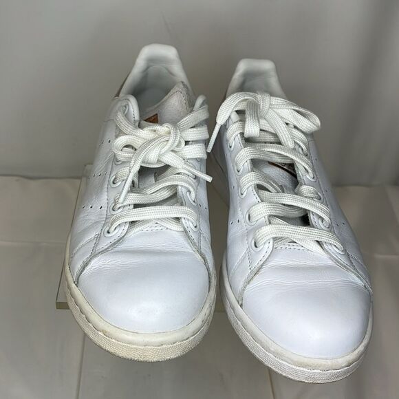 ADIDAS STAN SMITH WHT/GLD WOMENS SNEAKERS FTL-02-006 - Picture 9 of 12